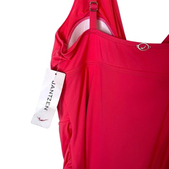 Jantzen Women's One Piece Swimsuit with Tummy Control- Size 14 - Picture 7 of 11